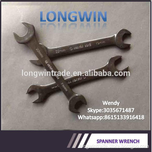 Hand tools high carbon steel open end spanner for auto repair